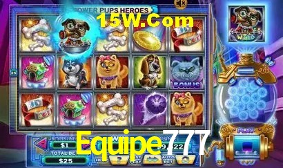 Biblioteca de slots populares na Equipe777